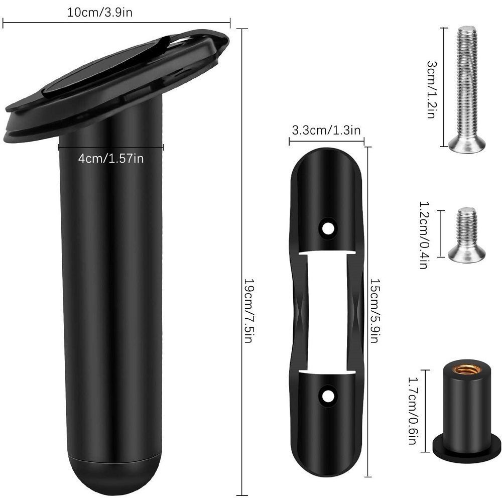 Держатель для спиннинга из ПВХ для лодки