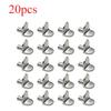 20-100PCS Plywood Support Bracket Screw Pin Plug 5mm L-shaped Cabinet Partition Fixed Wooden Glass Plywood Furniture Bracket