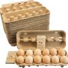 1 шт. Картонная коробка для яиц 30x20x4см Биоразлагаемые картонные коробки для яиц из бумажной массы Держатель на 12 яиц Ударопрочный Экологичный Кухонные инструменты для хранения