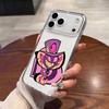 Чехол для телефона Sir Pentious H-Hazbin H-Hotel для iPhone 17 16 15 14 13 12 11 Mini Pro Max Plus Прозрачная крышка