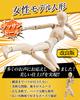 CHALAN Художественная шарнирная фигурка для рисования со стойкой от Professional Manga, полнотелая, основа для рисования человеческой анатомии, мускулистый, набросок персонажа, женская кожа