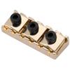 Musiclily Pro 42mm Guitar Locking Nut R2 Steel Floyd Rose Tremolo Bridge for Electric Gold Guitars,