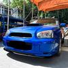Car Front Bumper Lip Spoiler Diffuser Splitters BodyKit Aprons Cover Guard Trim For Subaru Impreza WRX STI 2004-2005
