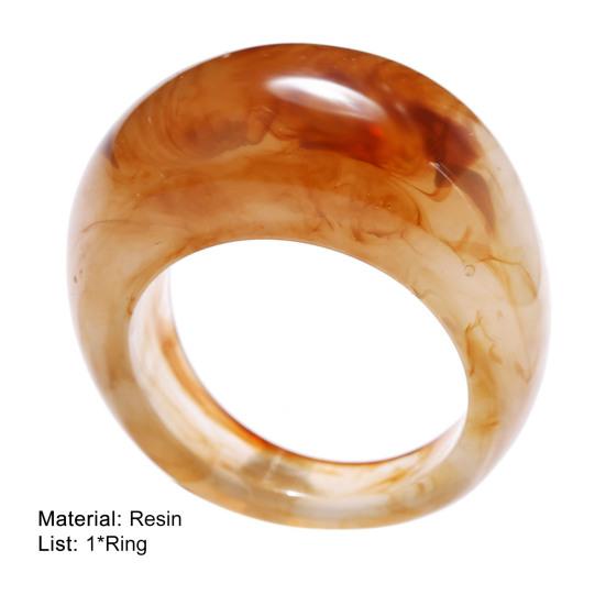 Кольцо на палец Прозрачное геометрическое ретро универсальное простое кольцо в стиле ретро