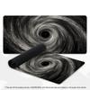 Space Mousepad XXL Monochrome Galaxy Vortex Deskpad Non‑Slip Rubber Starfield Art Pc Game Keyboard Mats Gamer Computer Desk Mats