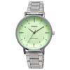 Casio LTP-VT03D-3B Women's Quartz Watch, Mint Green Metallic, Metal Band