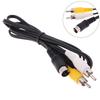 1 шт. Для Sega 2/3 AV RCA Соединительный Шнур Провод Для Sega II/MD 1.5M 3-контактный Игровой Аудио Видео AV Стерео Композитный Кабель
