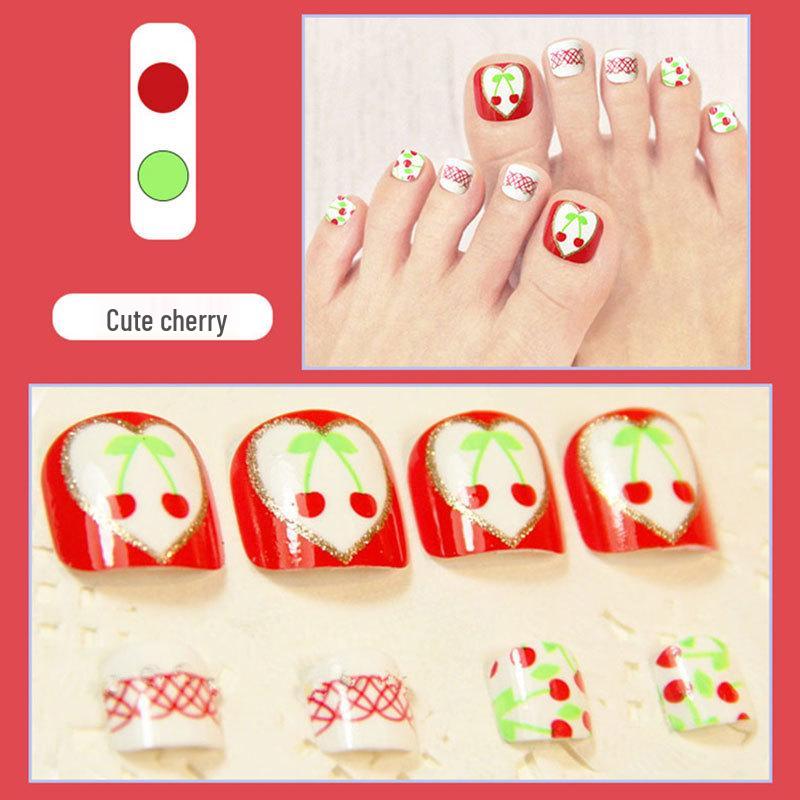 Press-On Toenail Art: Finished Nail Pieces and Wearable Patches