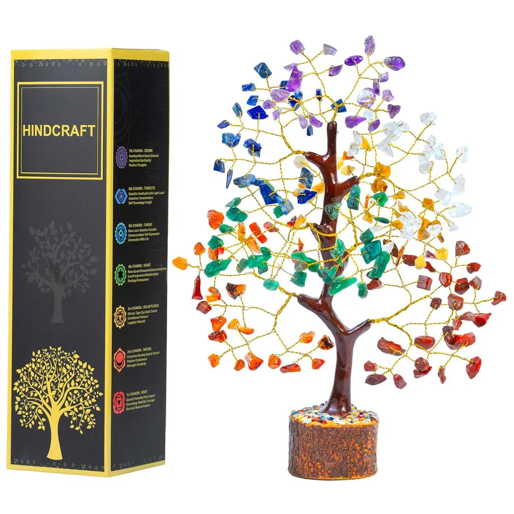 Дерево чакр, хрустальное дерево для позитивной энергии - Кристаллы и лечебные камни
