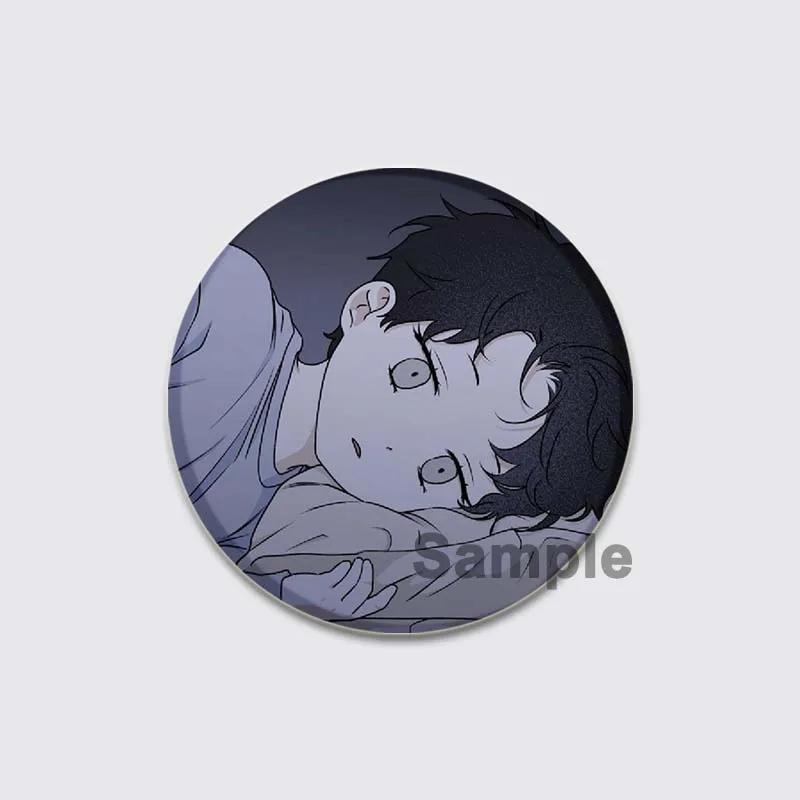 32/44/58mm BL Anime Low Tide In Twilight Badge Cartoon Brooches On Backpack Clothes Handmade Round Enamel Pins for Jewelry Gift Accessory