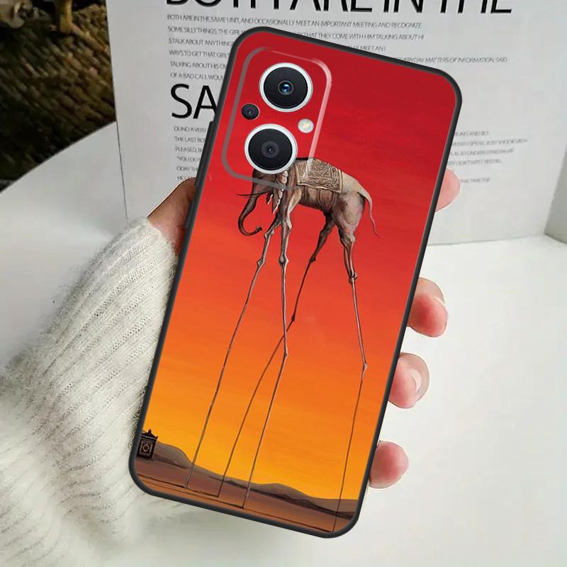 Чехол Сальвадор Дали для OPPO Reno 8T 4Z 5Z 8 10 11 Pro 4 5 6 7 Lite OPPO Find X6 Pro X3 X2 X5 Lite