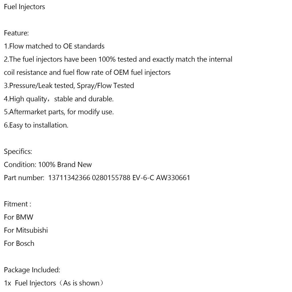 Топливные форсунки 0280155788 для мотоциклов BMW R 1100 1150 1200 Mitsubishi