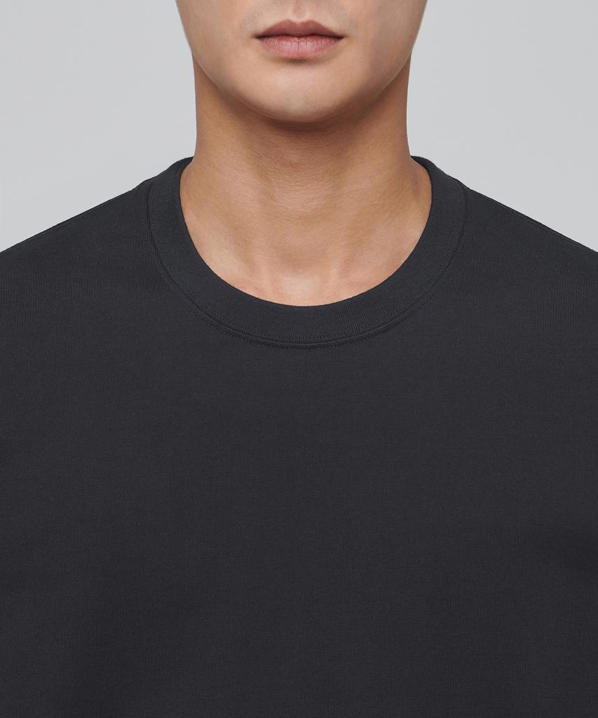 MUSINSA STANDARD Heavyweight Relaxed Crew Neck Long Sleeve T-Shirt [Dark Gray]