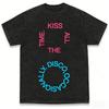 Harry Styles Kiss All The Time Disco Occasionally Album Acid Wash Unisex Cotton Shirt Mens Womens Hiphop Short Sleeve Tshirt