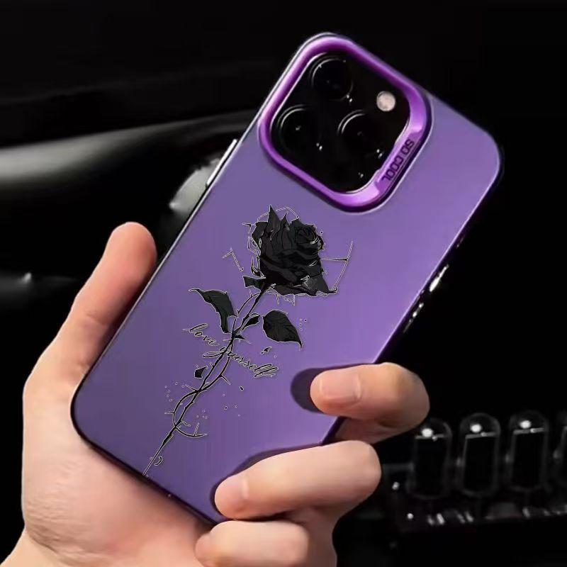 Rose Design Phone Case for Apple iPhone 14-17 Pro Max