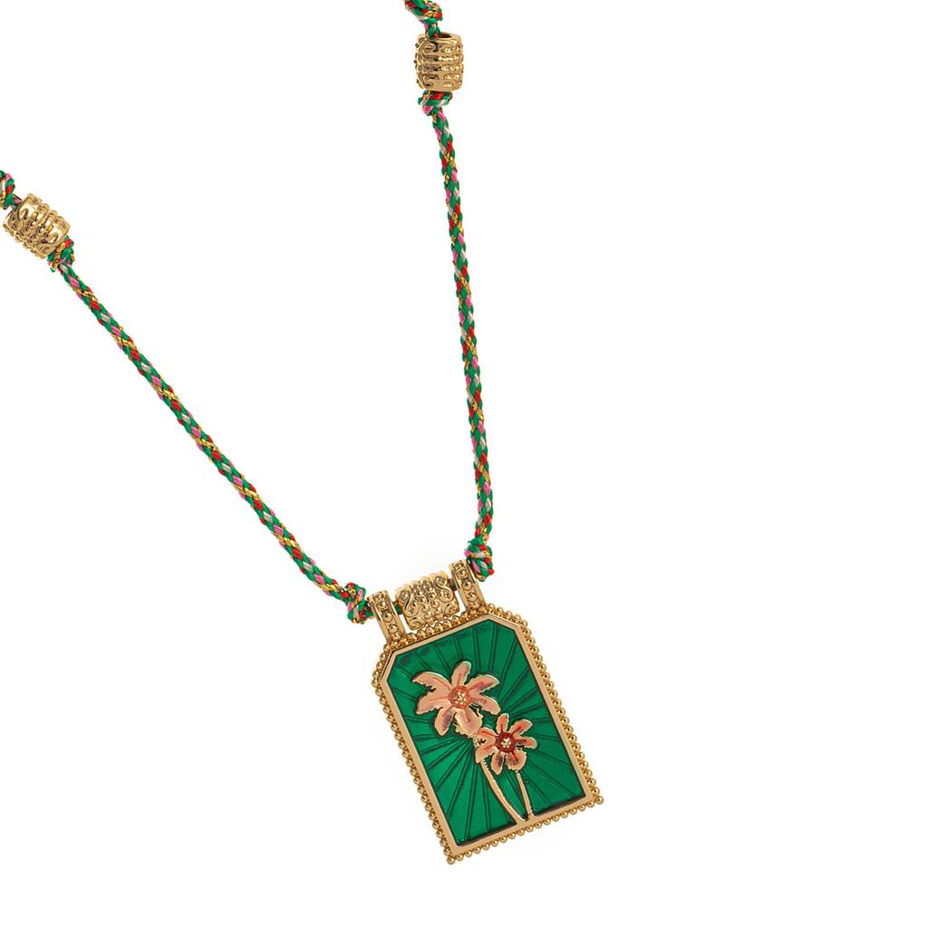 Винтажное ожерелье с картами Таро, уникальное узорчатое ожерелье с подвеской в виде карт Таро в художественном ретро-стиле для женщин