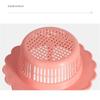 Cylindrical Handle Hole Filter Flower Shape Floor Filter Durable Sink Drain Strainer  Bathroom
