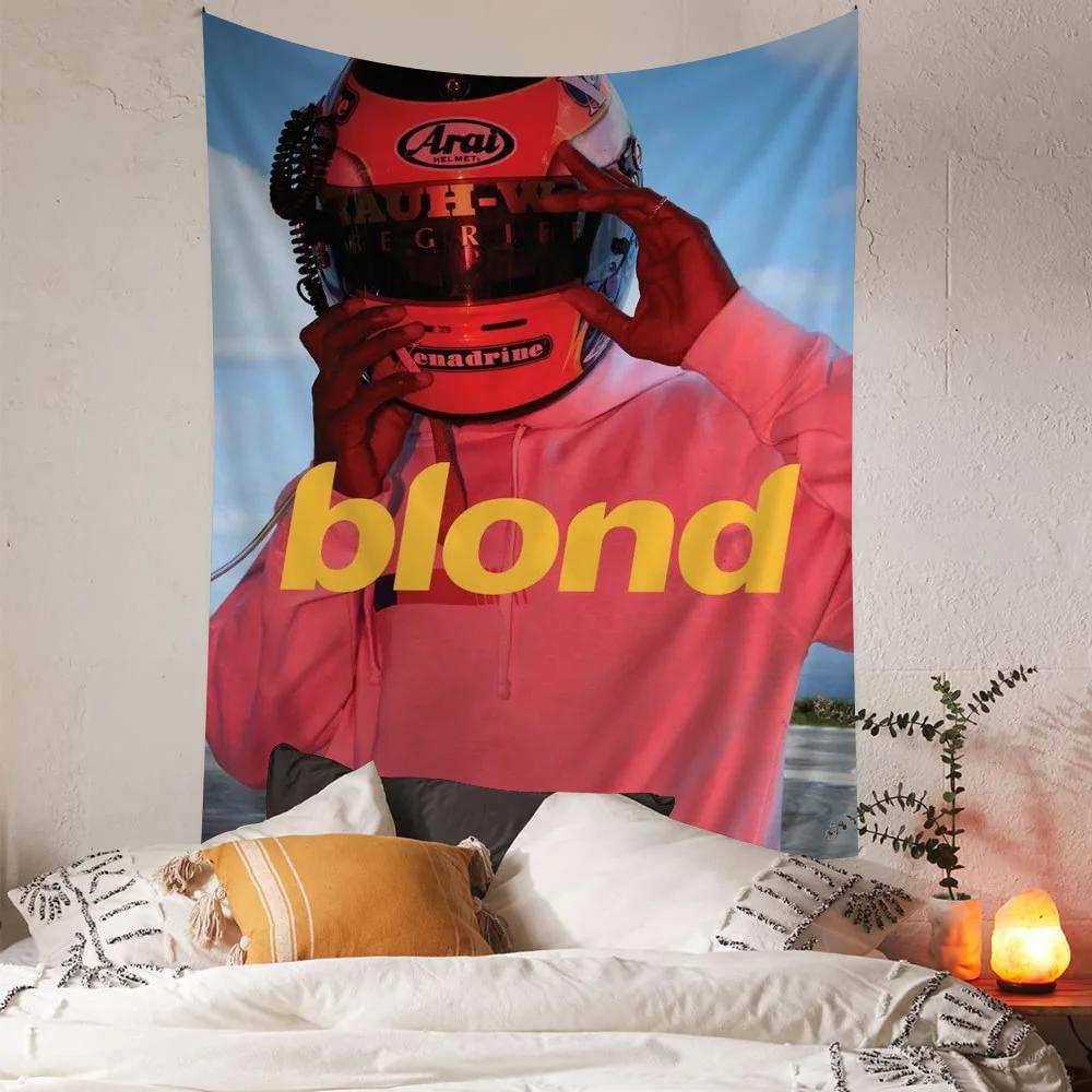 Постер Фрэнка Оушена Blond Цветной Гобелен Настенный Бохо Гобелены для Стен Мандала Настенное Полотно