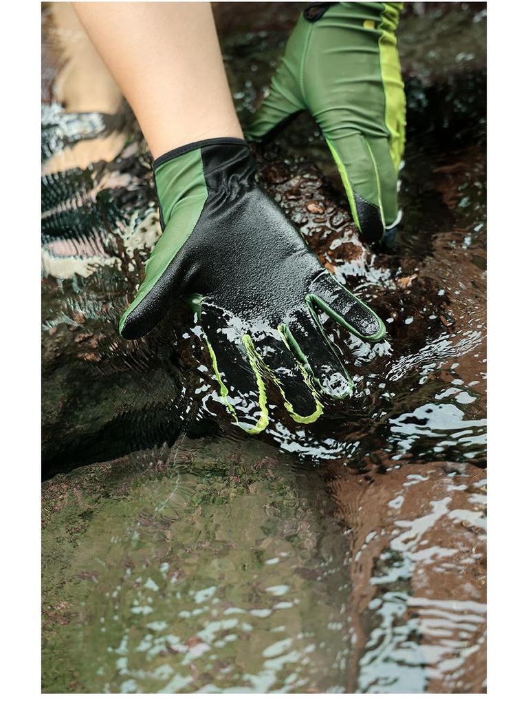 Men's Anti-UV Summer Waterproof Gloves: Non-Slip, Wear-Resistant for Surfing, Fishing, and Diving