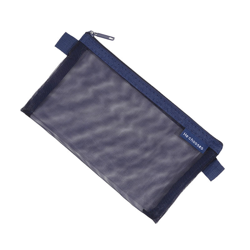 1 шт. Сетчатый прозрачный милый портативный пенал-сумка для ручек и карандашей, школьный офисный принадлежность, простой пенал для хранения