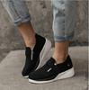 Women Sneakers 2025 Spring Fashion Wedges Casual Shoes Breathable Side Zipper Platform Trainers Ladies Plus Size Vulcanize Shoes