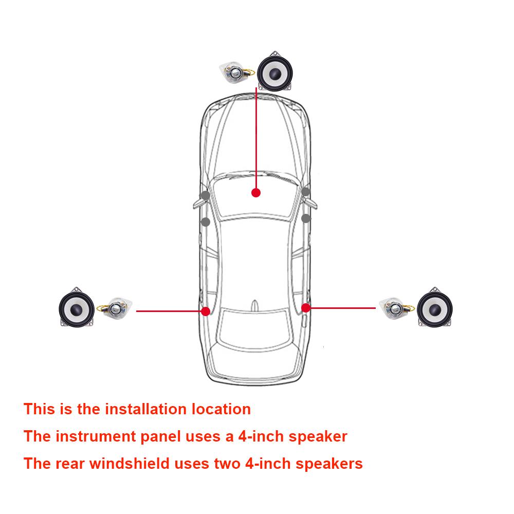 Обновление среднечастотного динамика 4,5 дюйма для BMW F10 F11 F30 F32 F34 F01 F02 E90 E60 3 5 7 серии, приборная панель автомобиля, высокое качество