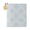 LV Кошелек-карманник с подвесками Monogram Origine Bleu Courrier Canvas Женские кошельки Синий M28273