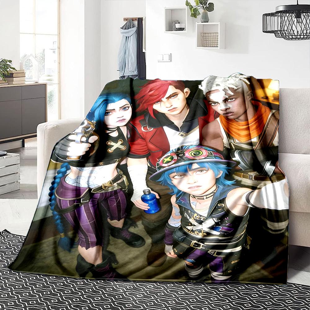 1Pc Fantasy Group Portrait Blanket Soft Throw Blanket For Home Bedroom Bed Sofa Travel Office Solid Christmas Blanket