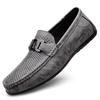 Fashion Genuine Leather Man Loafers Handmade Business Casual Shoes for Men Boat Shoes Slipon Driving Flats Male Leisure Walk Moccasins