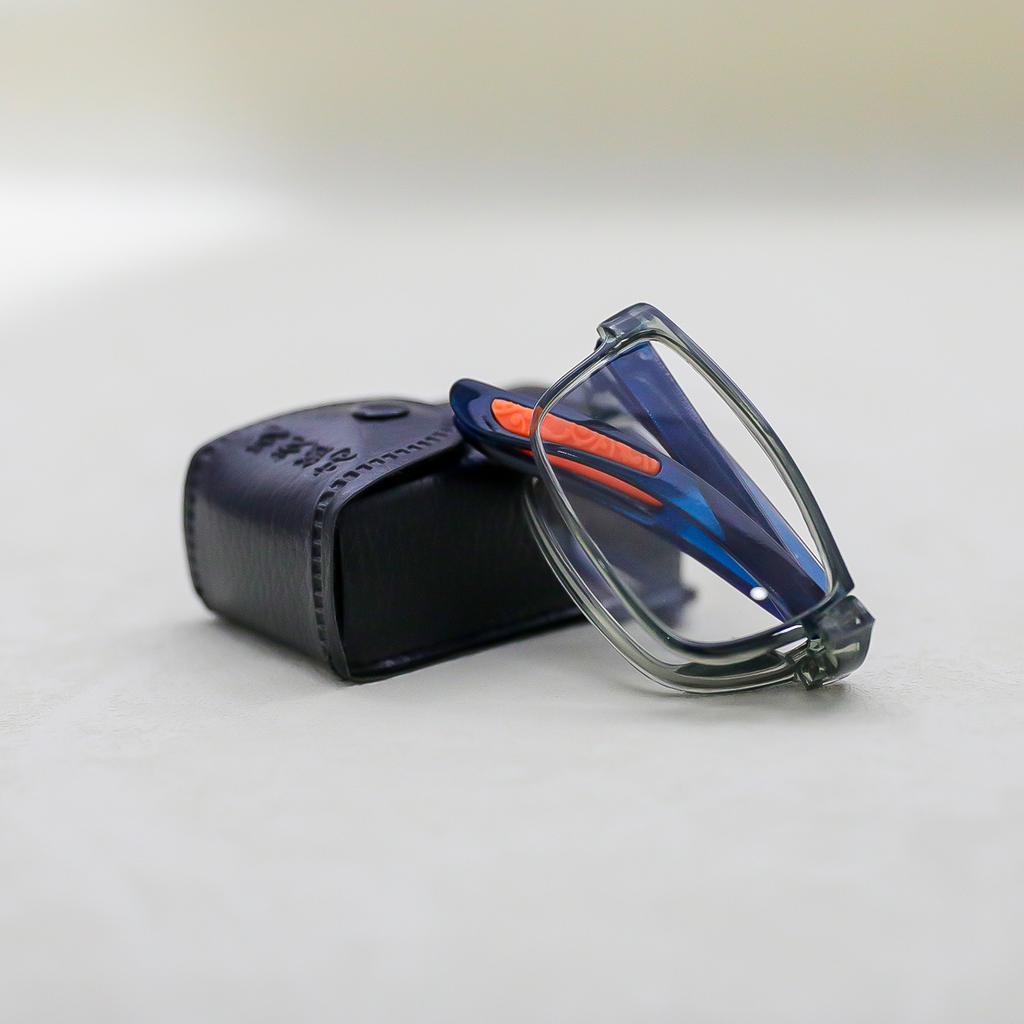 Складные очки для чтения для мужчин и женщин, классические очки, удобные в носке, удобно носить с собой, подарочный футляр для очков