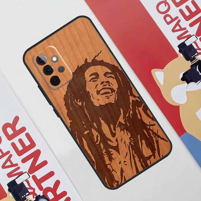Buddha Jesus Guadalupe Wood Case For Samsung Galaxy A06 A16 A36 A56 A55 A35 A33 A53 A13 A23 A17 A54 A34 A14 A52 A32 A15
