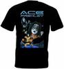 Винтажная черная хлопковая футболка унисекс с изображением группы Ace Frehley, полный размер, для мужчин и женщин EN826