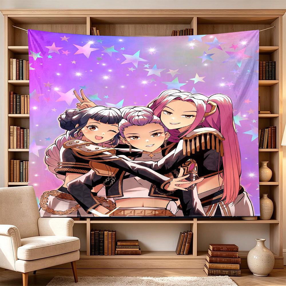 Language Adventure Decorative Wall-Hanging Tapestry, Home Ornament for Living Room,Dorm and Fan Parties,Multi-style,celebrities,cartoons,music,sports