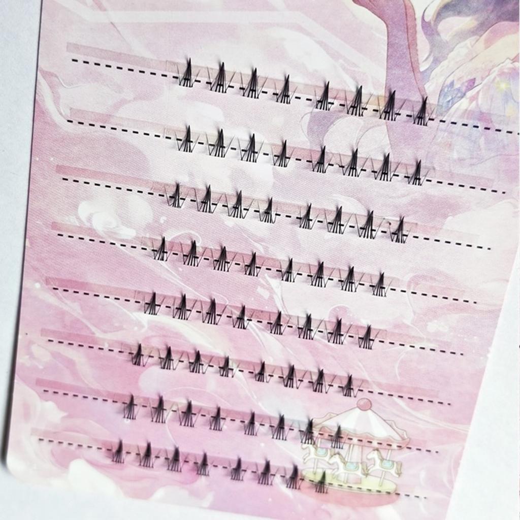 Cat Claw Shaped Lower False Eyelashes Lightweight Comfortable Eyelash Extension for Party Holiday