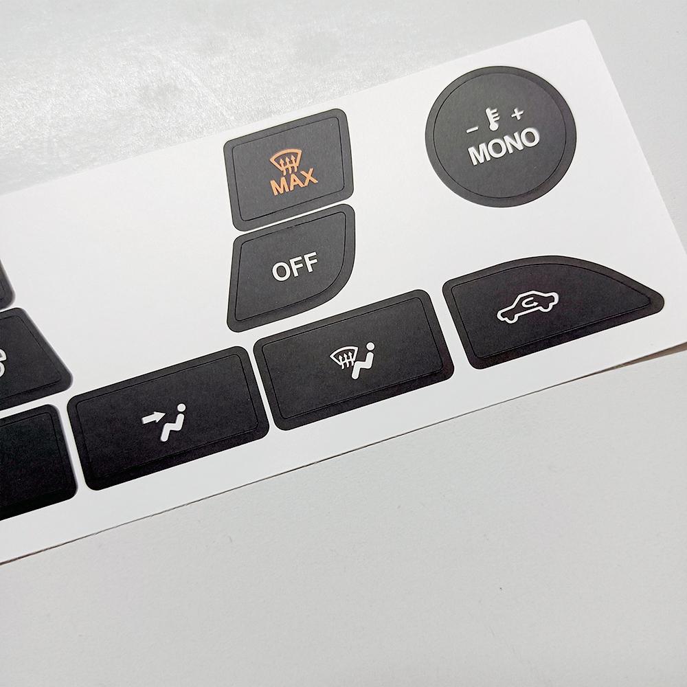 Для Ford Focus 1999 2005 2010 2013 автомобильный кондиционер климат кнопка переключения переменного тока ремонт наклейка наклейка исправить выцветший некрасивый анти