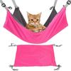 Soft Cat Hanging Hammock Breathable Cats Hanging Sleeping Bed Pet Cage Hammock  For Four Seasons