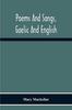 Книга Poems And Songs, Gaelic And English