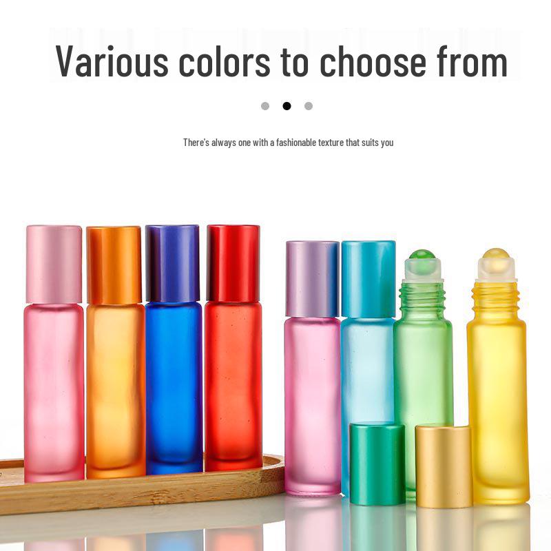 Матовый флакон роллер из белого хрустального стекла для эфирных масел