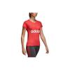 adidas Классическая футболка с коротким рукавом и принтом большого логотипа, женские топы, натуральный-кораллово-розовый CF8822