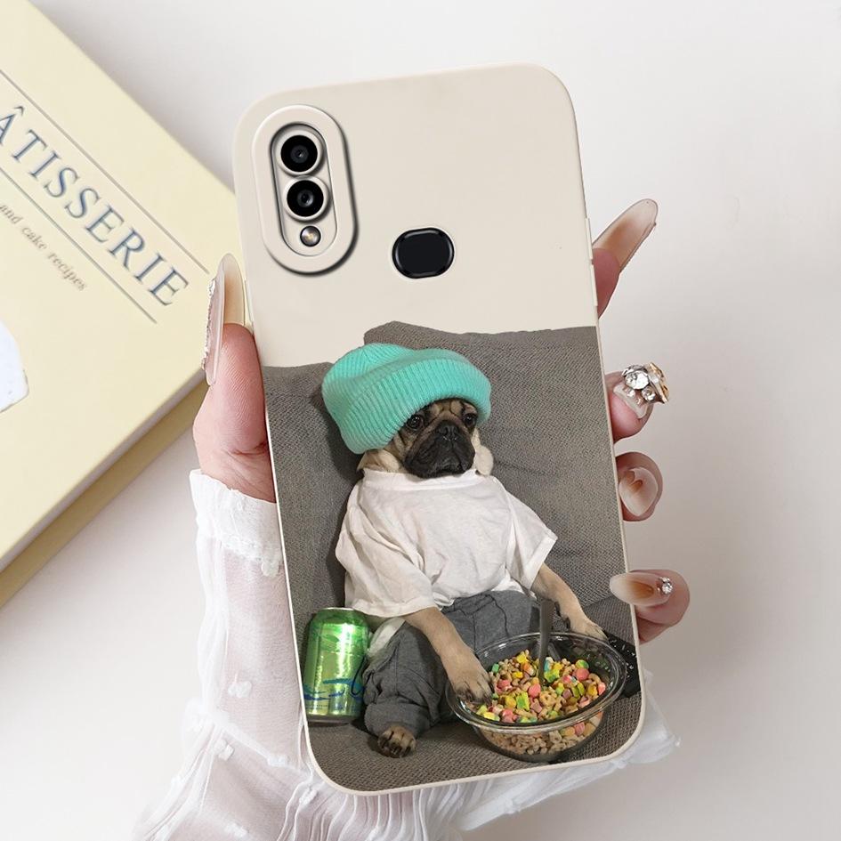 For Samsung Galaxy A10s Case SM-A107F Cover Creative Panda Cartoon Soft Silicone Phone Cases on Samsung A10 SM-A105F M01s Bumper