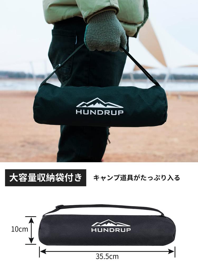 HUNDRUP Инновационный молоток для колышков 6 x 30 см Кованые колышки со светоотражающими элементами Конструкция из высокоуглеродистой стали и алюминия с местом для хранения Идеально для колышков и