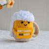 Positive Potato Desk Accessories Crochet Ornament Kawaii Woven Figurine Desktop Offices Accessories Gift for Children Room Decor