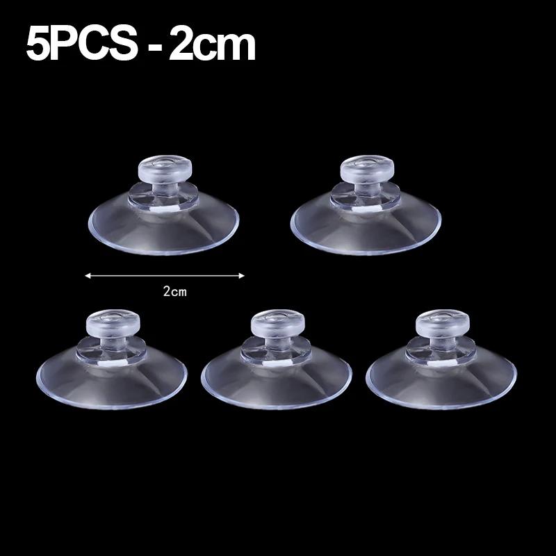 Mushroom Head Clear Suction Cups PVC Adhesive Sucker Holders Hanging Hooks Home Organizer Suction Pads Window Glass Table Decor
