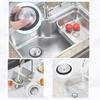 1 комплект, сито для раковины, многоразовое, удобное, износостойкое, из нержавеющей стали, пробка для кухонной раковины, сито, бытовые принадлежности