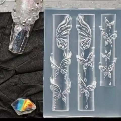3D Цветочный Формочка для Ногтей DIY Силиконовые Инструменты для Ногтей Гавайский Гибискус Лепесток Дизайн Ногтей Формы для Смолы Трафарет для Лепки Арт-Дизайна Ногтей