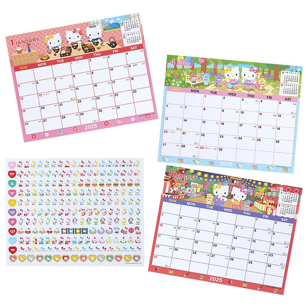 Календарь Sanrio Sheet 2025 Hello Kitty настольный 451461