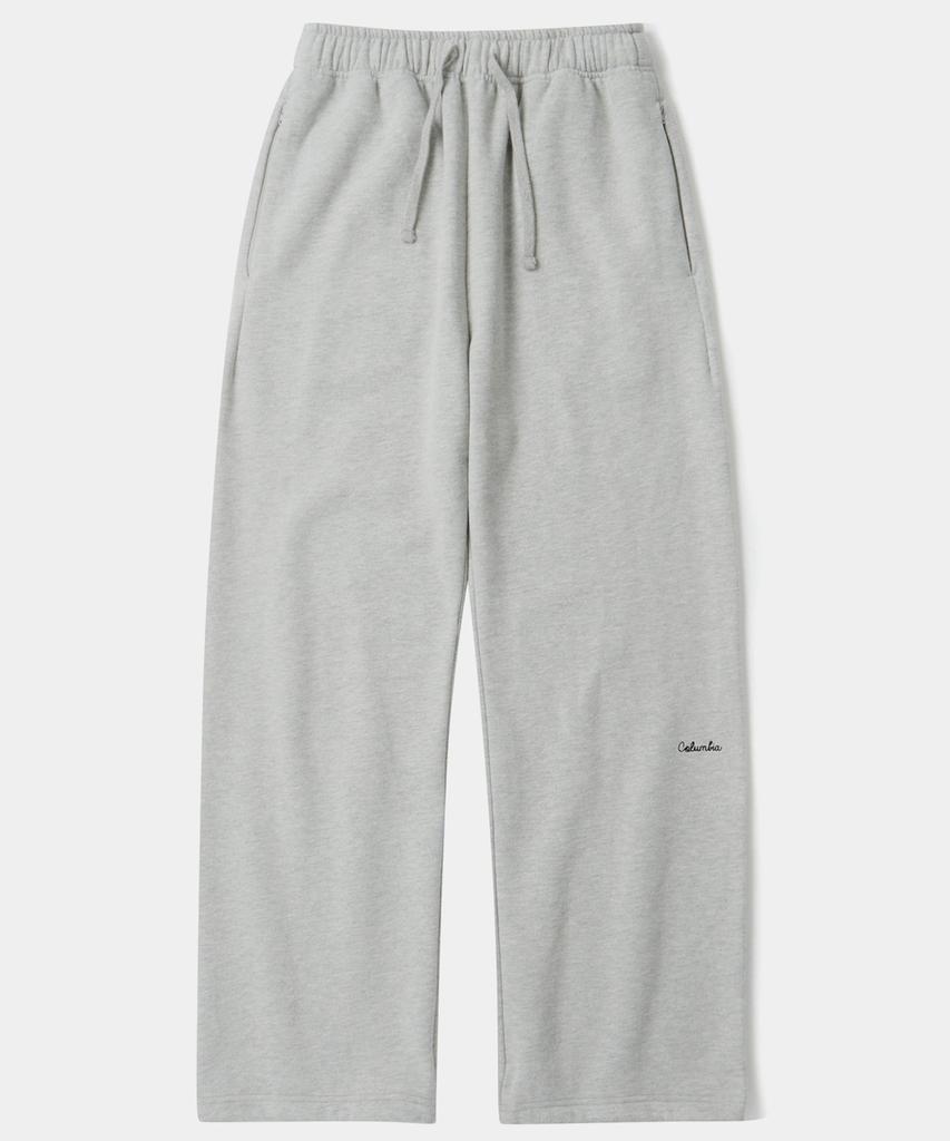 COLUMBIA UNIVERSITY Tiny Script H/Fleece Loose Sweatpants M Gray