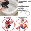 Toilet Sink Drain Unblocker Sewer Pipe Plunger Dredge Drain Auger Drain Clog Remover 3/7M Flexible Wire Rope with Nonslip Handle