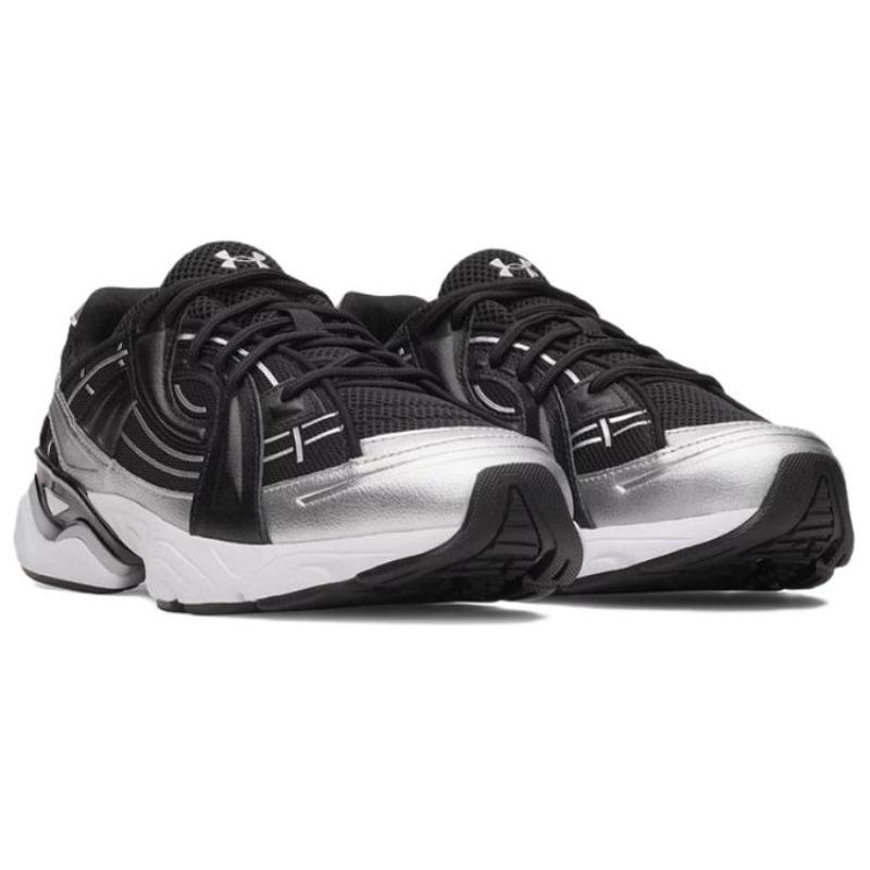 Under Armour Sola Comfort Универсальные Низкие Повседневные Беговые Кроссовки Унисекс Черный Серебристый 6005284-004