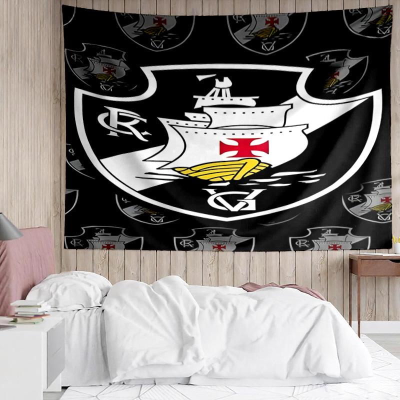 Vasco Football Club Printed Printed Tapestry, for Bedroom,Livingroom, dormitory, Large Wall Decor, Fabric Decor Fan Birthday Gifts